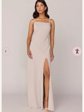 Revelry - Steph style dress- crepe - gold champagne